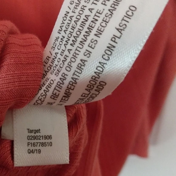 Isabel Maternity by Ingrid & Isabel Red Short Sleeve Top - Picture 6 of 11